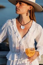 The Grayson Cascading Heart Earrings