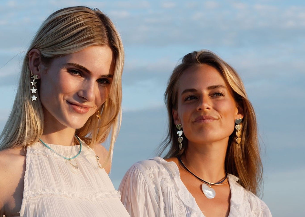 The Golden Star Drop Earrings