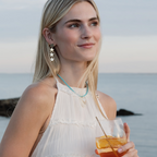 The Golden Star Drop Earrings
