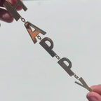 The HAPPY Letter Bracelet